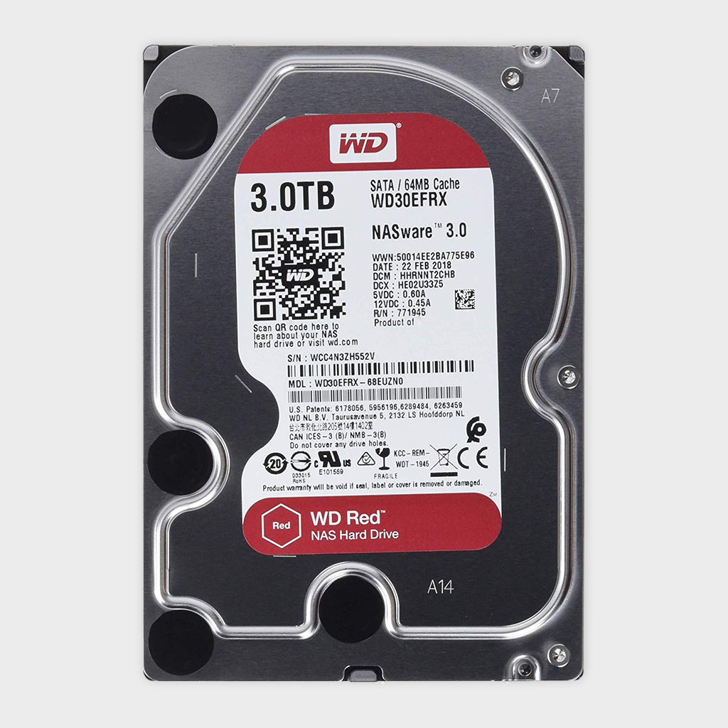 WD Red 3TB NAS Hard Disk Drive (WD30EFRX)