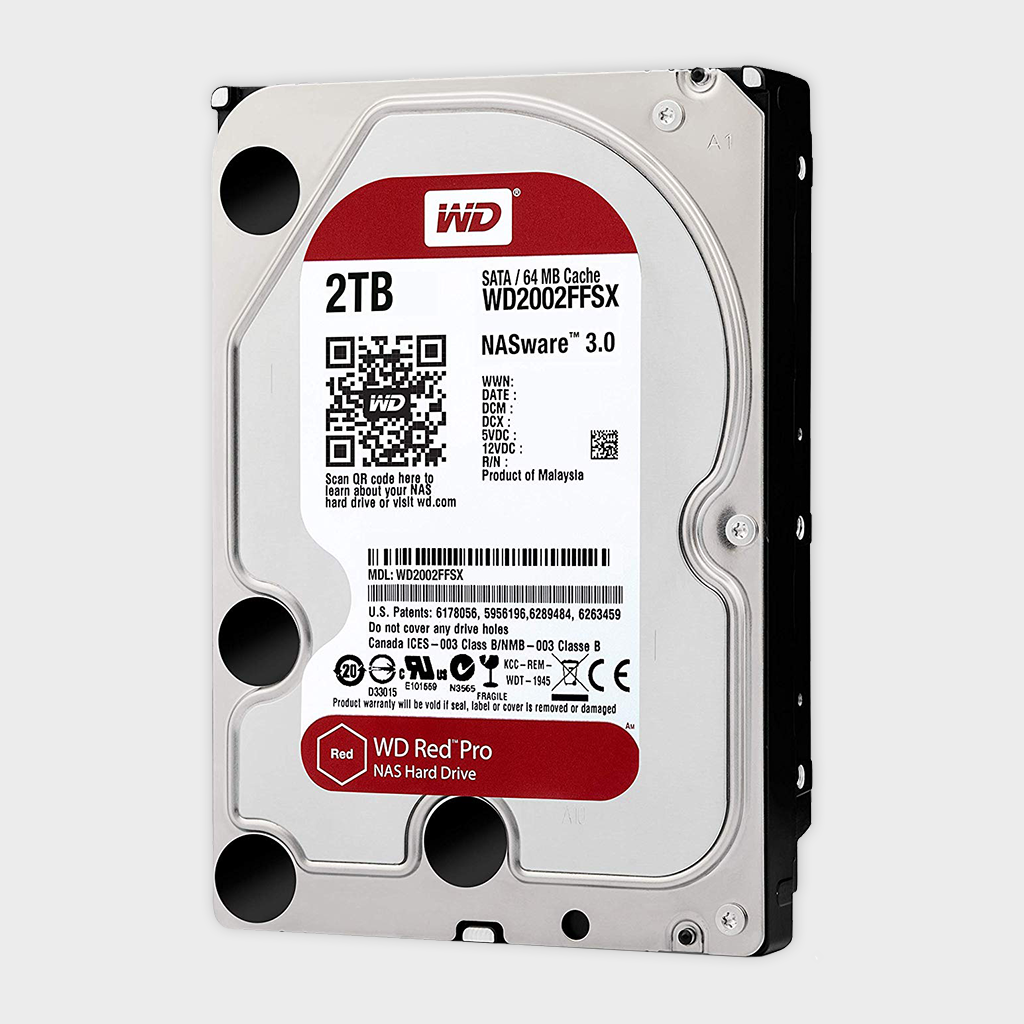 WD Red Pro 2TB Internal NAS Hard Drive (WD2002FFSX)