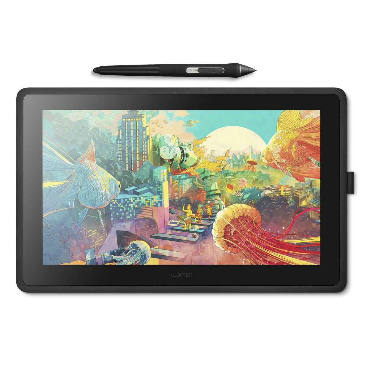 Wacom Cintiq 22_DTK-2260/K0-CX Creative Pen Tablet with Vibrant HD Display  and Pro Pen 2