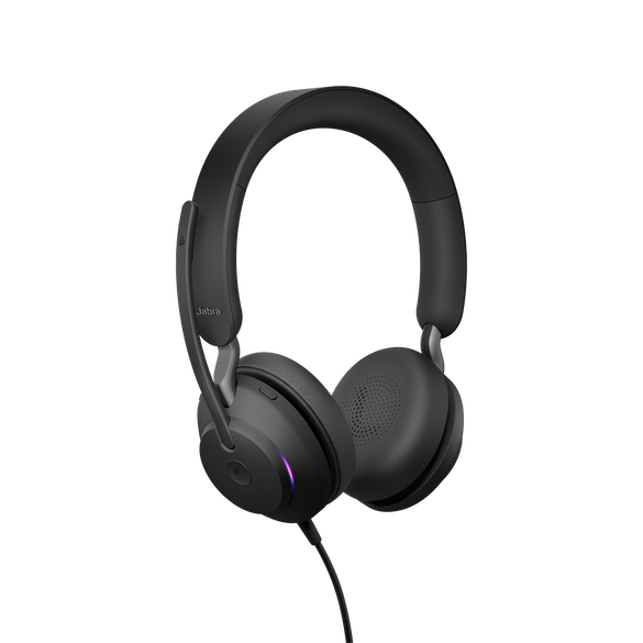 Jabra Evolve2 40 USB-A/USB-C connectivity Corded headset-Headphones-Jabra-computerspace