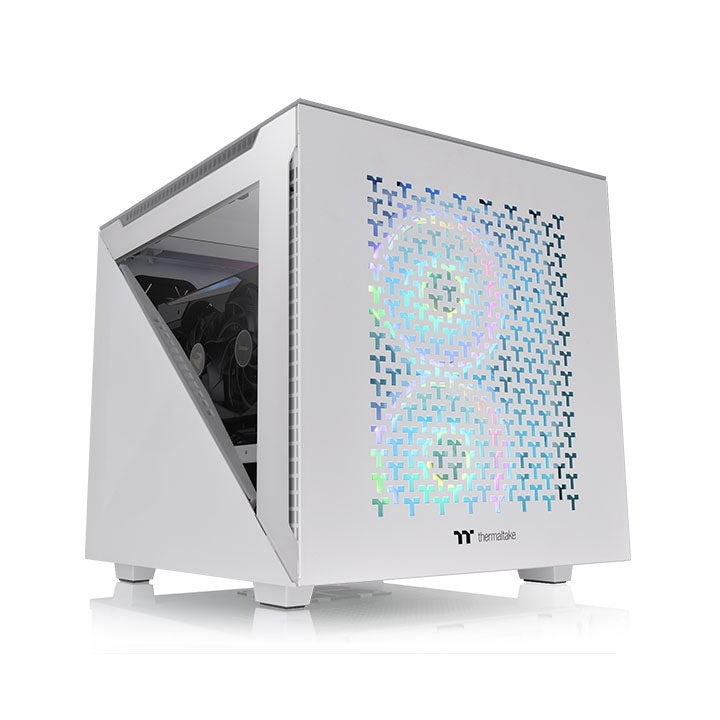 Thermaltake Divider 200 TG Air Micro Chassis Snow-Cabinets-Thermaltake-computerspace