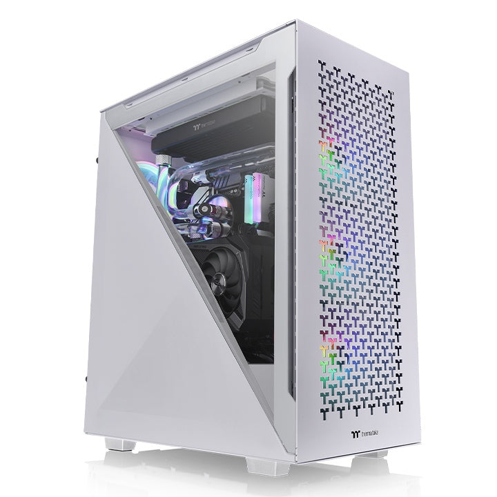 Thermaltake Divider 500 TG Air Mid Tower Chassis Snow-Cabinets-Thermaltake-computerspace