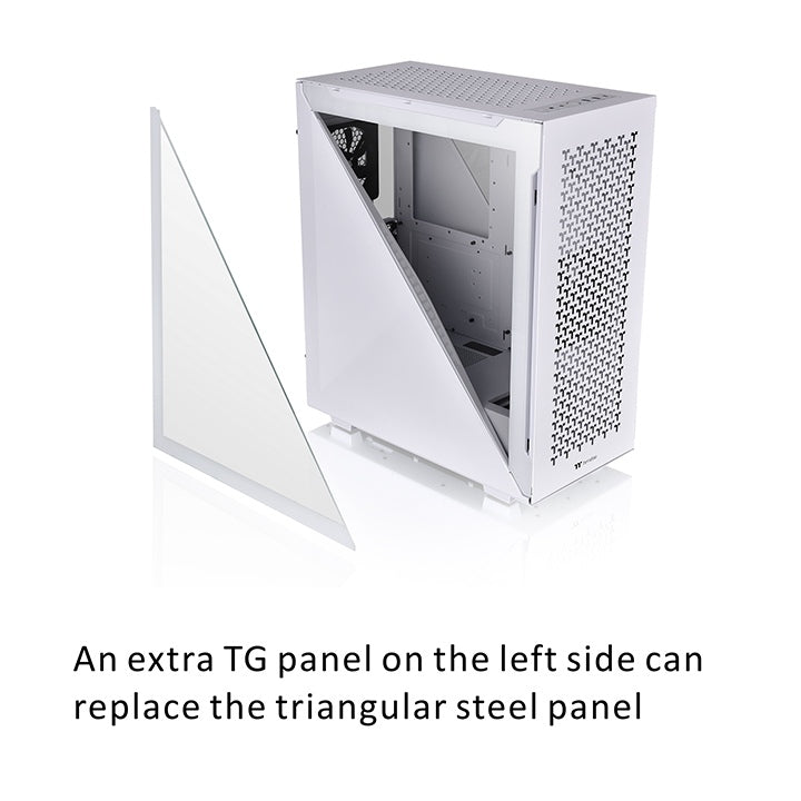 Thermaltake Divider 500 TG Air Mid Tower Chassis Snow-Cabinets-Thermaltake-computerspace