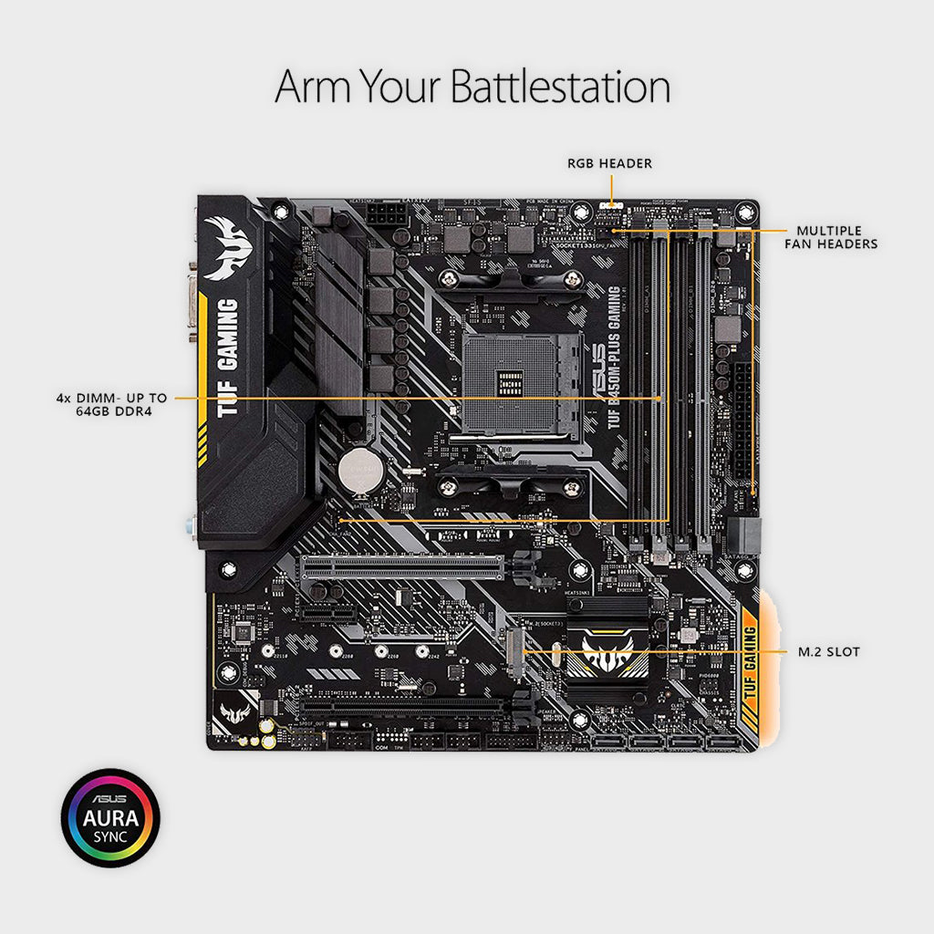 ASUS TUF B450M-PRO GAMING Motherboard