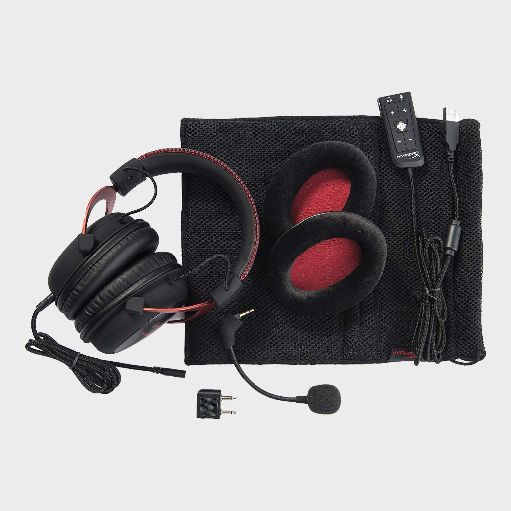 HyperX Cloud II Gaming Headset for PC,Xbox One,PS4 - Red (KHX-HSCP-RD)