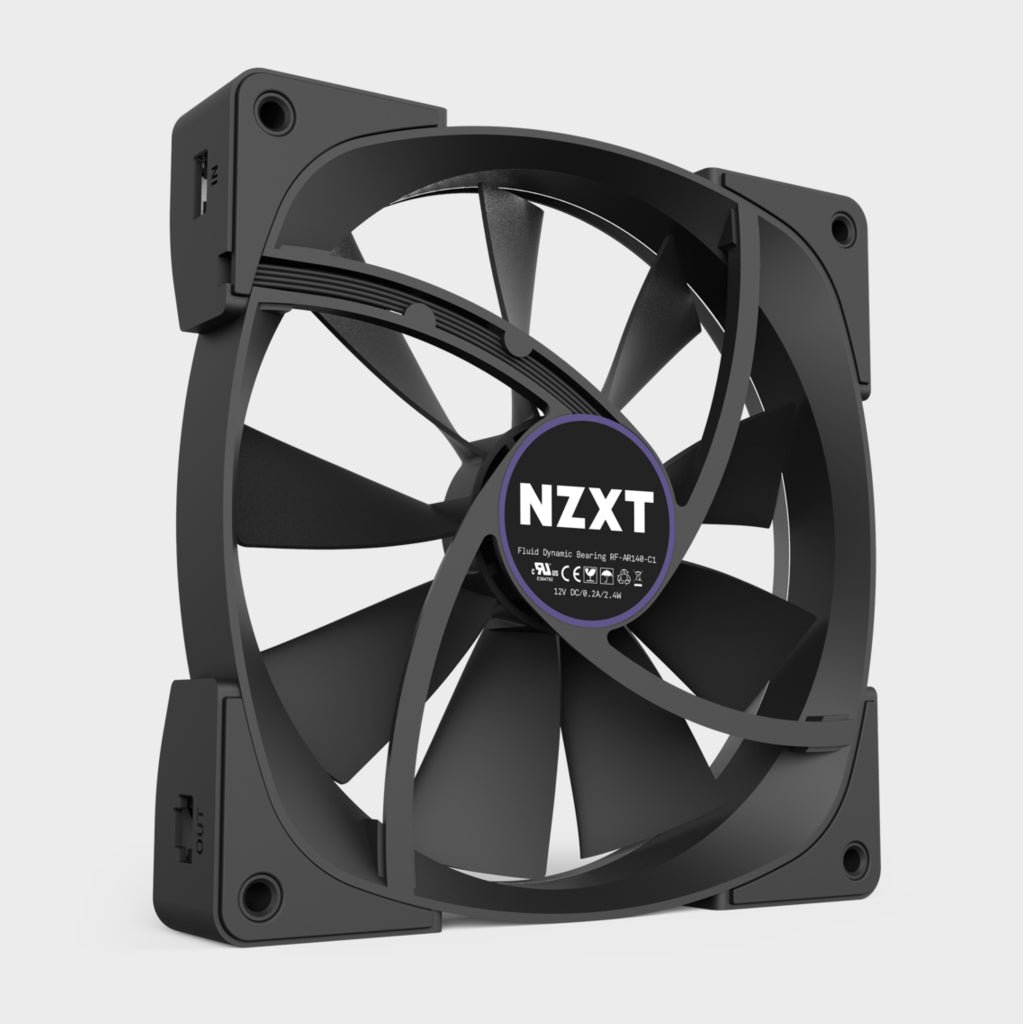 NZXT AER RF-AR120-B1 120mm Digitally Controlled RGB LED Fans