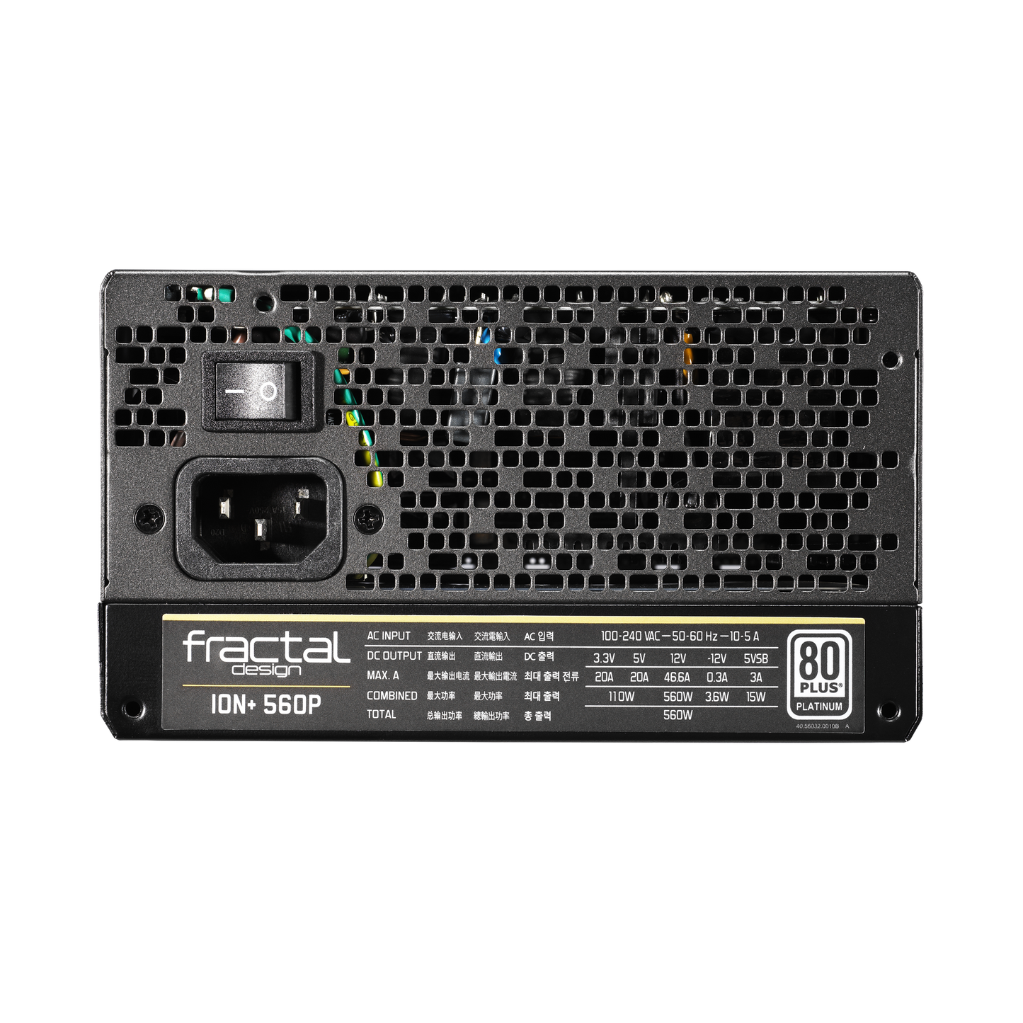 Fractal Design Ion+ 560P 80 PLUS Platinum Certified 560W Full Modular PSU-Power Supply-Fractal-computerspace