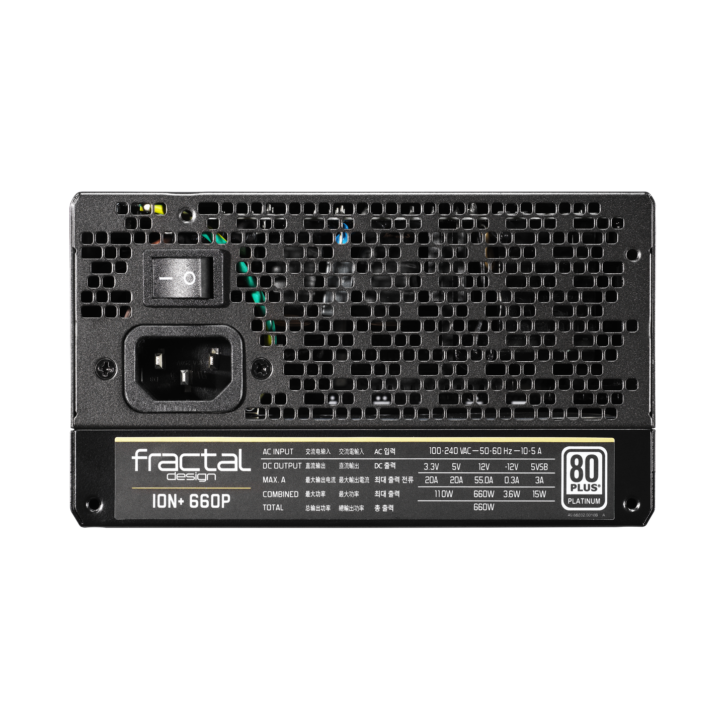 Fractal Design Ion+ 660P 80 PLUS Platinum Certified 660W Full Modular PSU-Power Supply-Fractal-computerspace