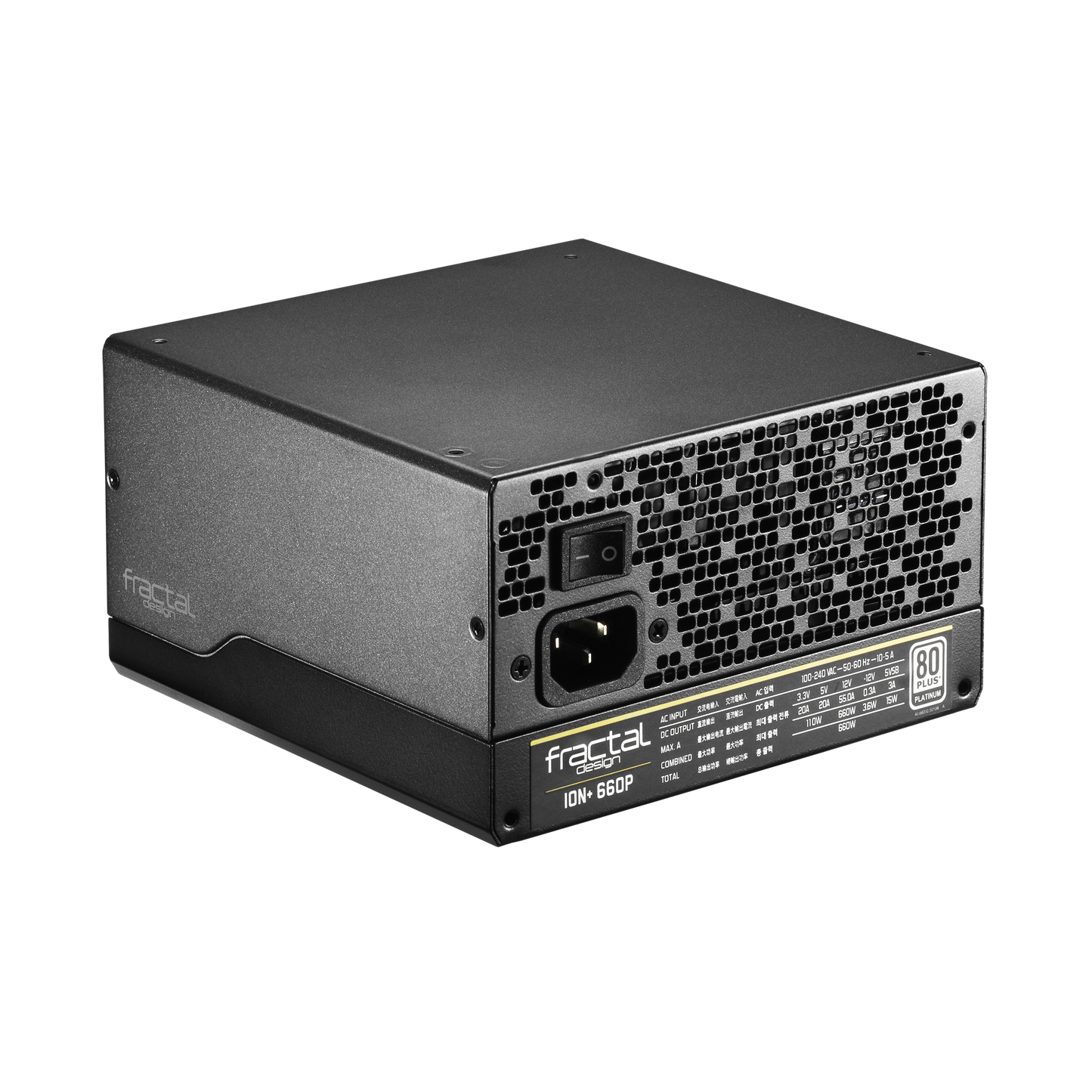 Fractal Design Ion+ 660P 80 PLUS Platinum Certified 660W Full Modular PSU-Power Supply-Fractal-computerspace