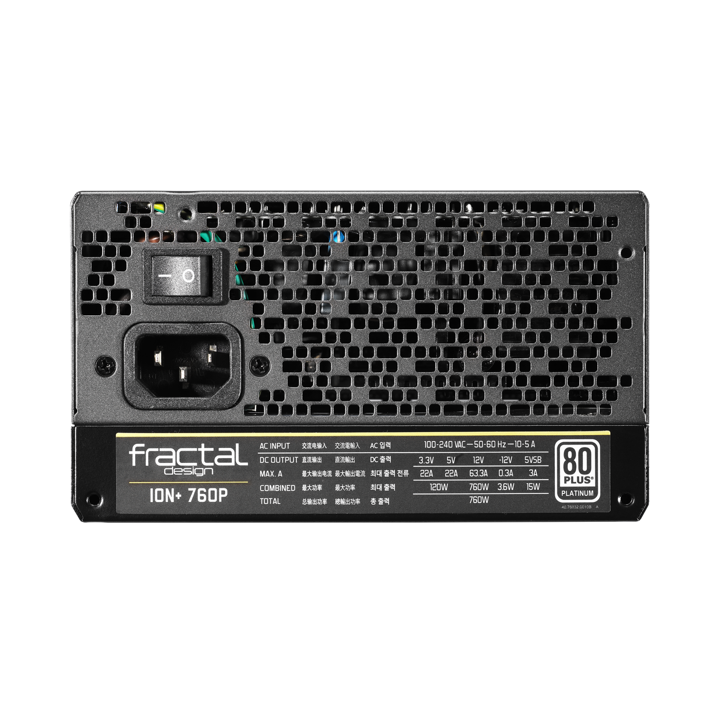 Fractal Design ION+ 760P 760W Platinum Fully Modular PSU-Power Supply-Fractal-computerspace