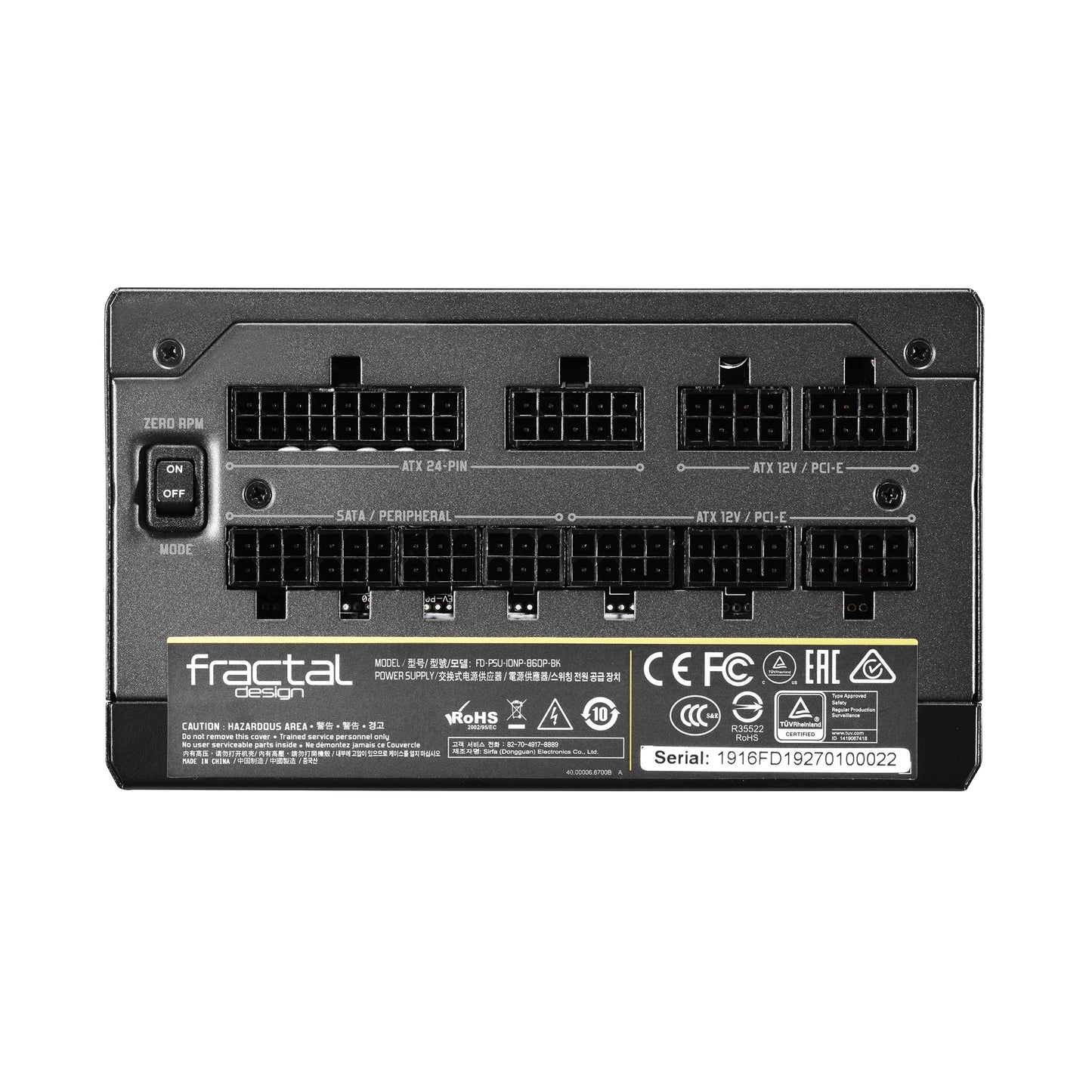 Fractal Design ION+ 860P 860W Platinum Fully Modular PSU-Power Supply-Fractal-computerspace