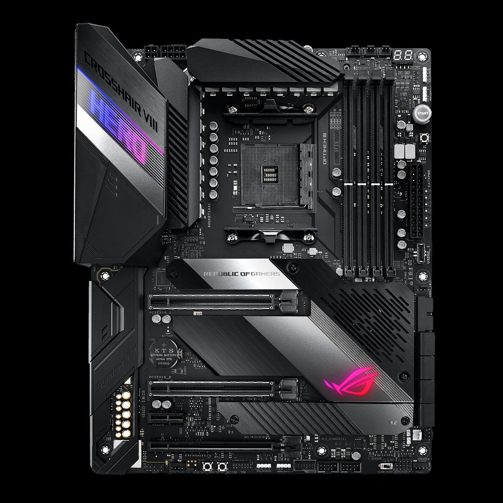ASUS ROG Crosshair VIII Hero AMD X570 ATX gaming motherboard