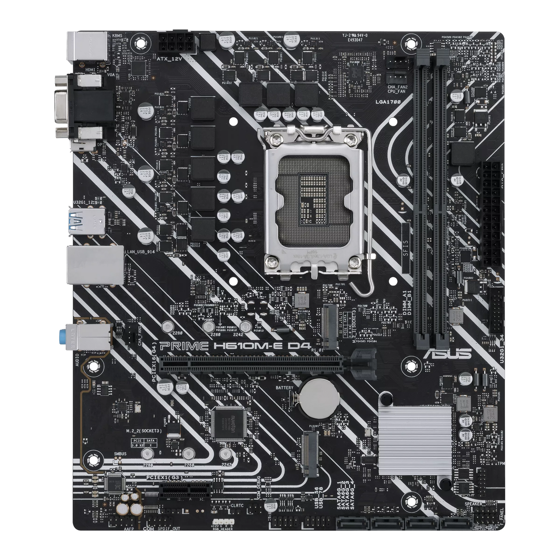 Asus PRIME-H610M-E-D4 12th gen intel Motherboard-Motherboards-ASUS-computerspace