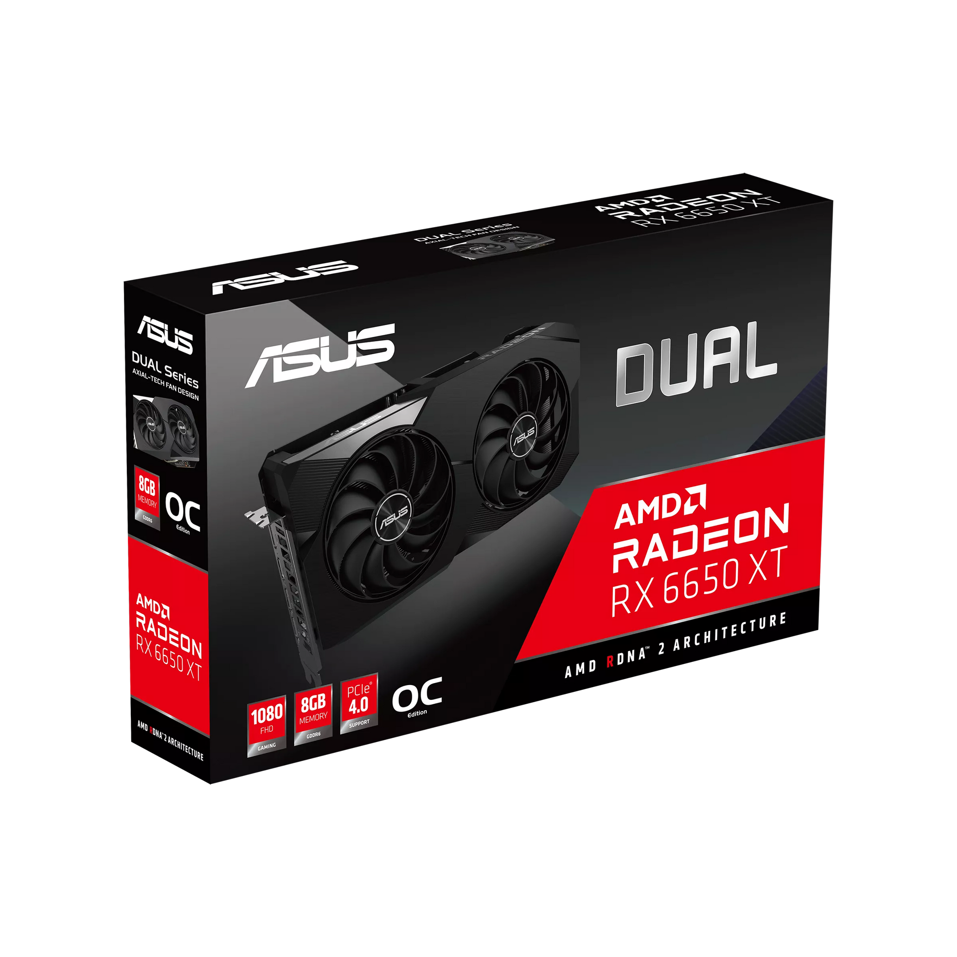 ASUS Dual Radeon RX 6650 XT OC Edition 8GB GDDR6 Graphics-GRAPHICS CARD-ASUS-computerspace