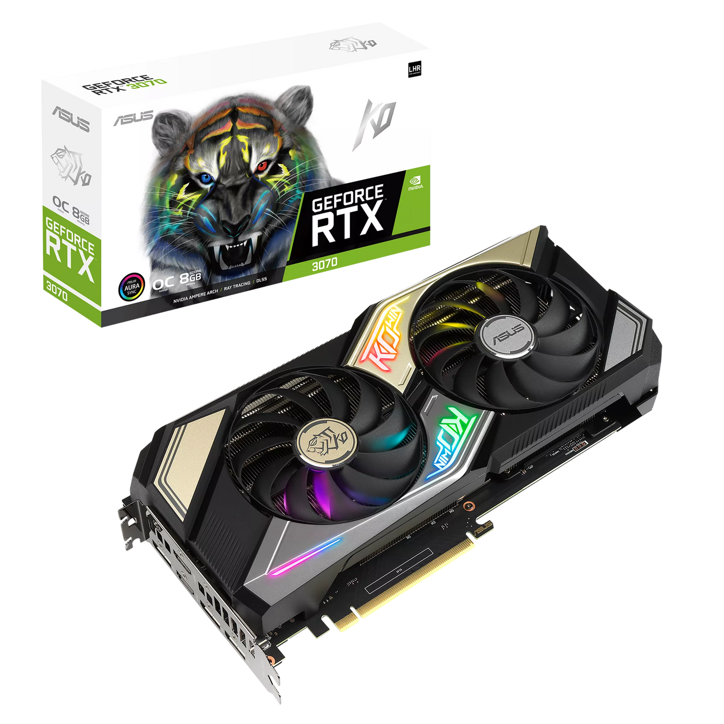 ASUS KO GeForce RTX 3070 V2 OC Edition Graphics Card-GRAPHICS CARD-ASUS-computerspace