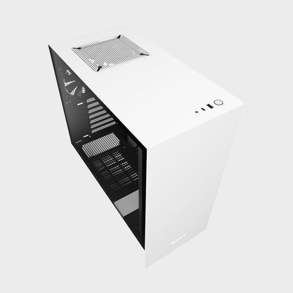 NZXT H510 ATX Computer Case (White/Black)
