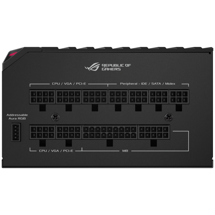 Asus ROG Thor 850W Platinum Power Supply Unit stands out with Aura Sync and an OLED display-Power Supply-ASUS-computerspace