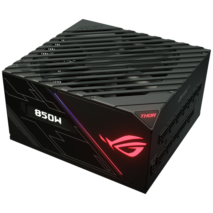Asus ROG Thor 850W Platinum Power Supply Unit stands out with Aura Sync and an OLED display-Power Supply-ASUS-computerspace