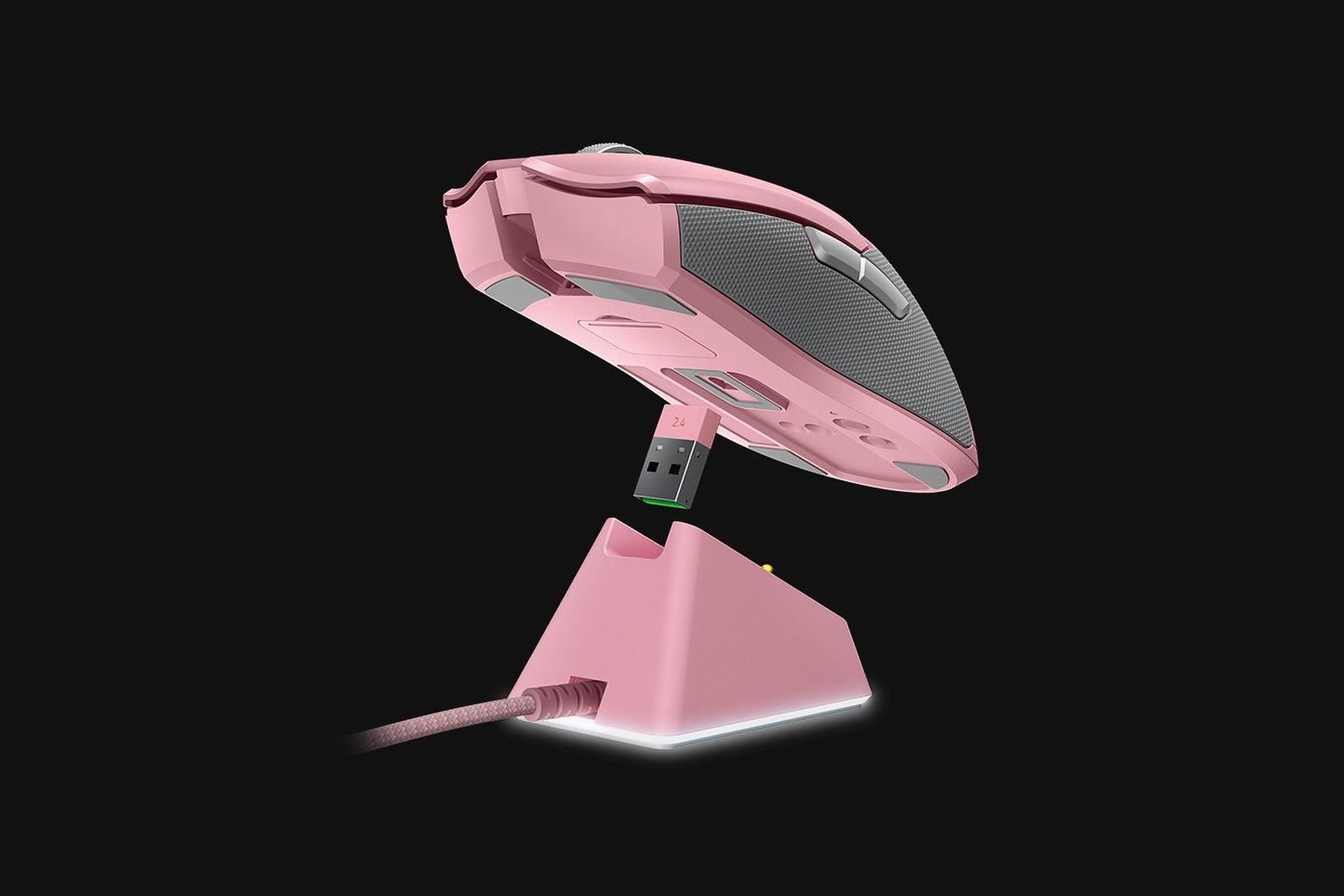 Razer Viper Ultimate Wireless Gaming Mouse with Charging Dock Quartz