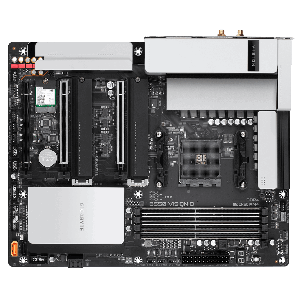 Gigabyte B550 Vision D Motherboard