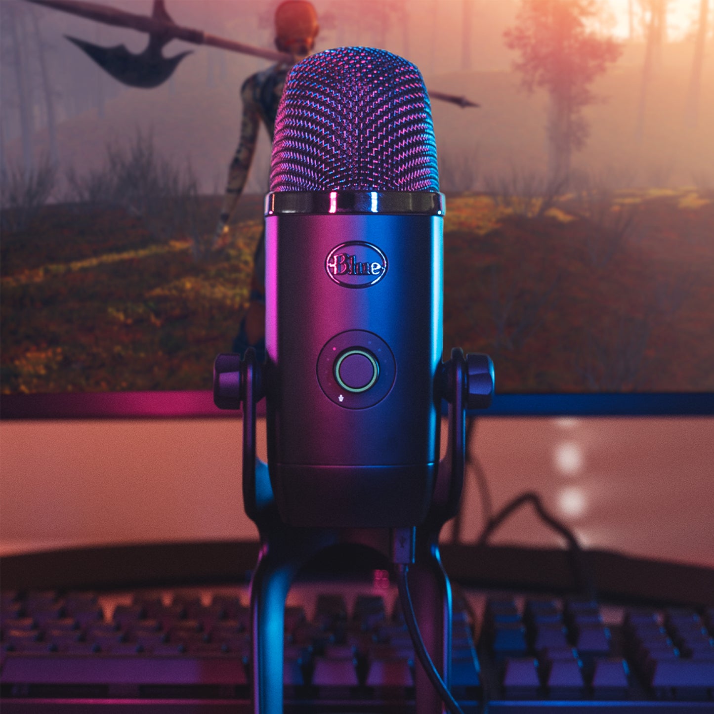 Blue Yeti X Premium Multi Pattern USB Microphone with Blue Voice-Microphones-Blue-Black-computerspace