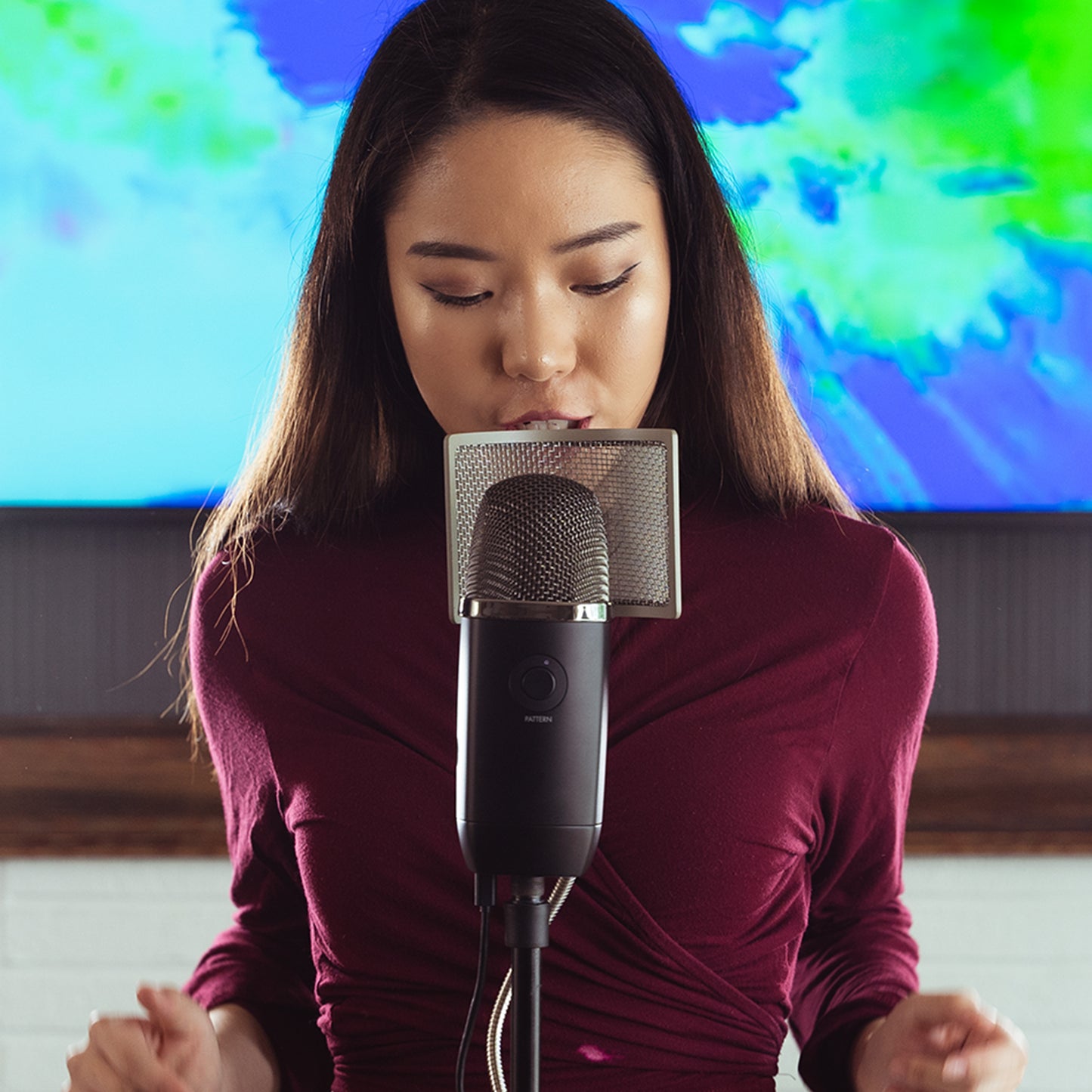 Blue Yeti X Premium Multi Pattern USB Microphone with Blue Voice-Microphones-Blue-Black-computerspace