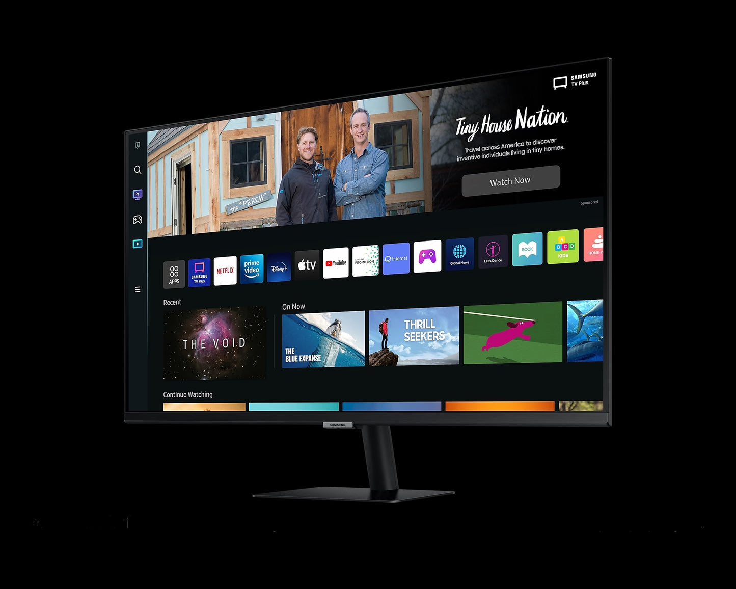 Samsung 81.3 cm (32") M5 FHD Smart Monitor with Smart TV Experience (Black)-SAMSUNG-computerspace