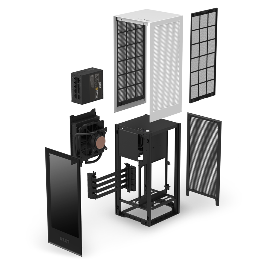 NZXT H1 White Computer Case