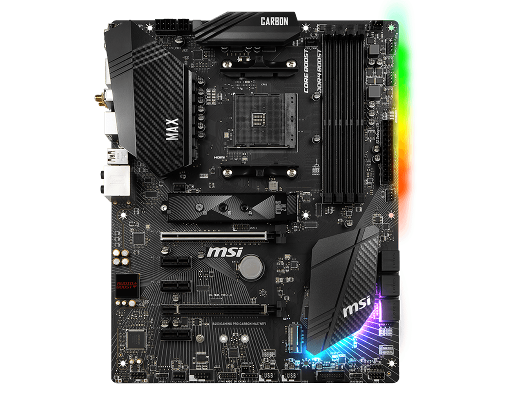 MSI B450 Gaming PRO Carbon MAX wifi Motherboard