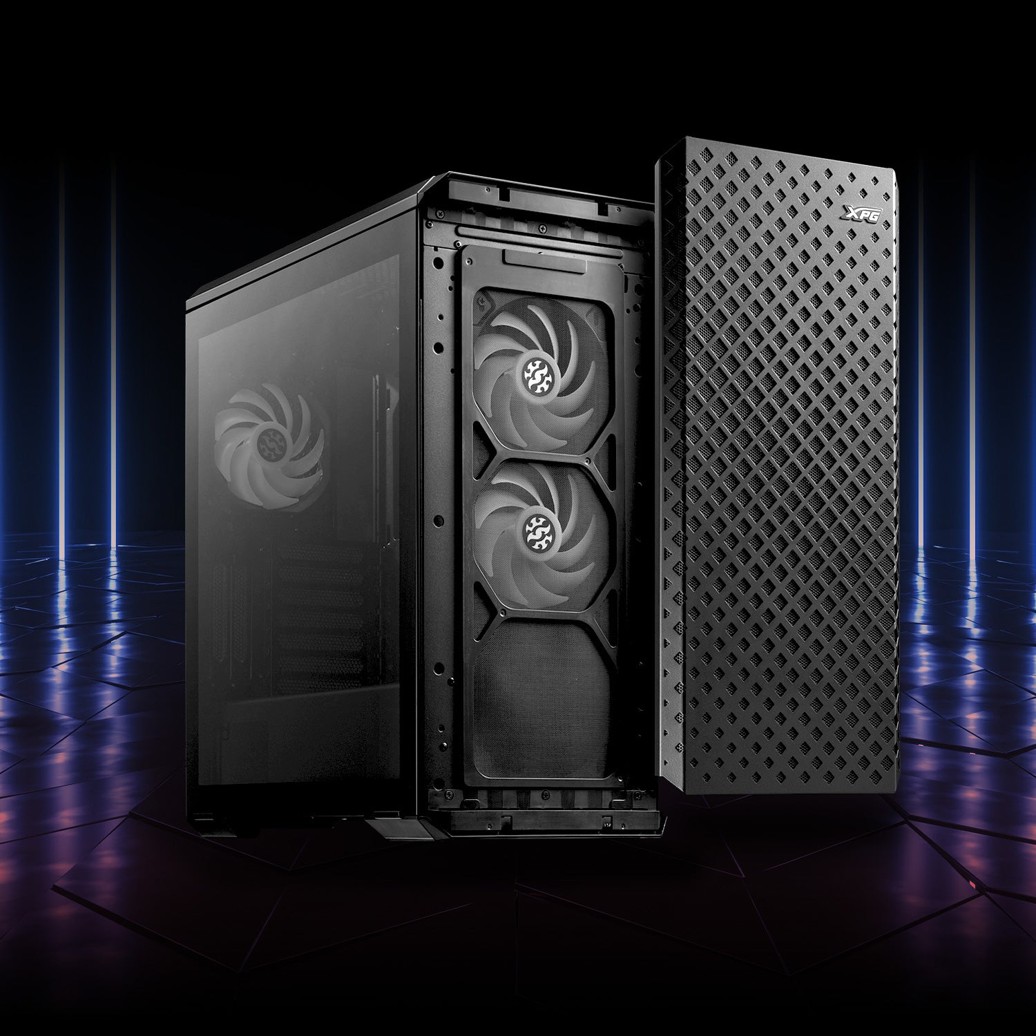 XPG CHASSIS DEFENDER PRO BLACK-BKCWW-XPG-computerspace