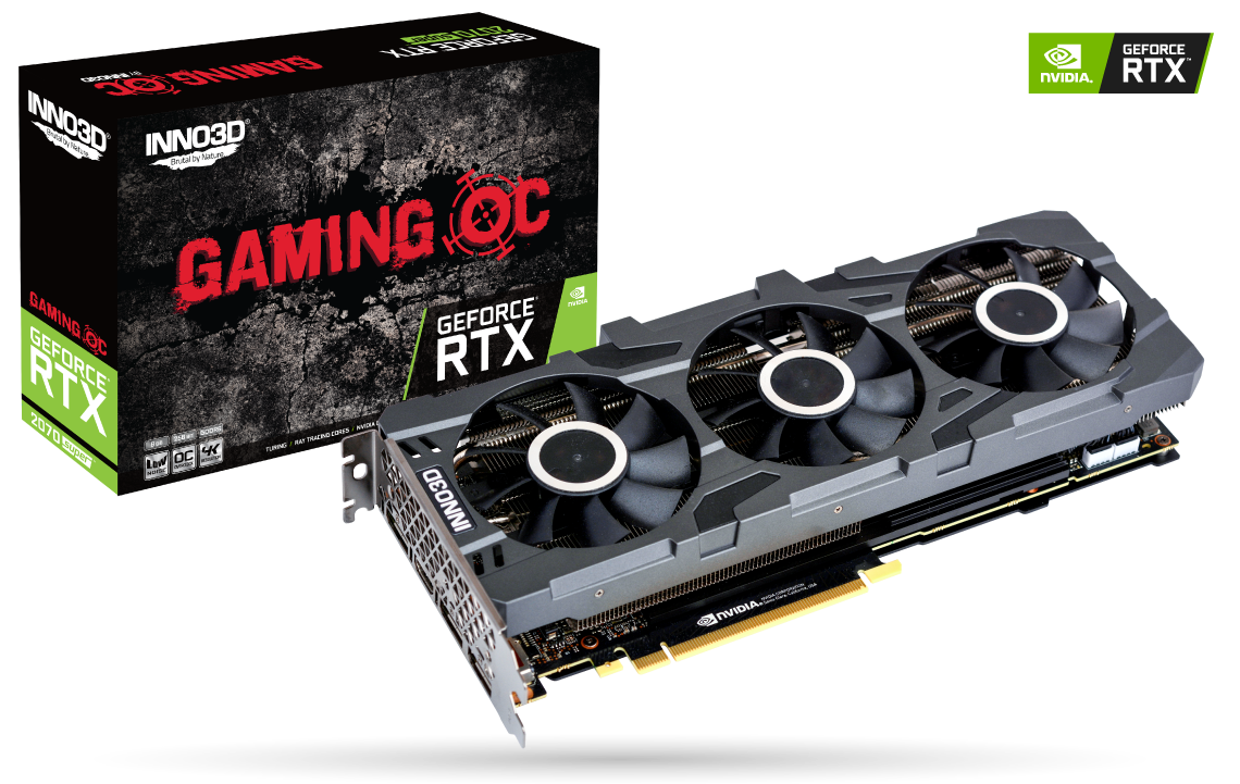 INNO3D Geforce RTX 2070 SUPER Gaming OC X3  8GB DDR6 Graphics Card