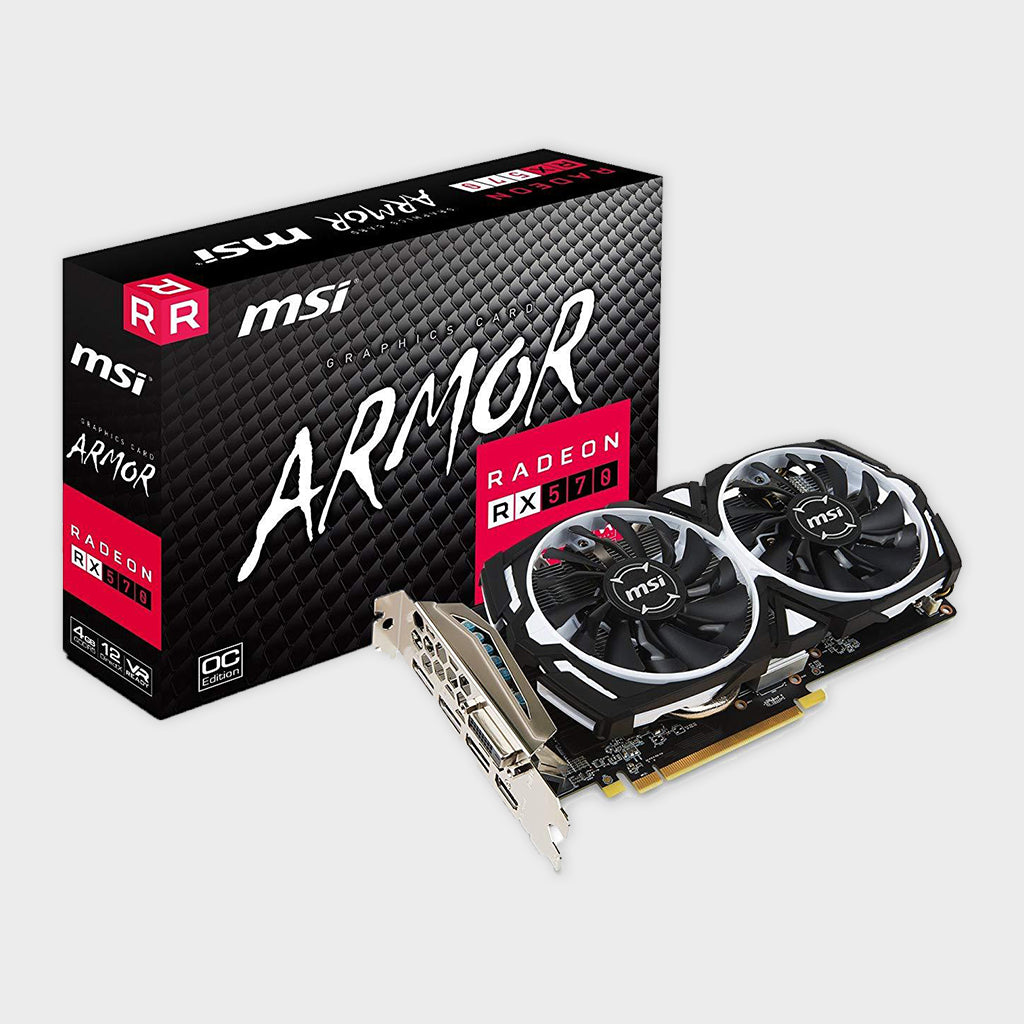MSI RX 570 ARMOR 4G OC GAMING Radeon GDDR5 Graphics Card