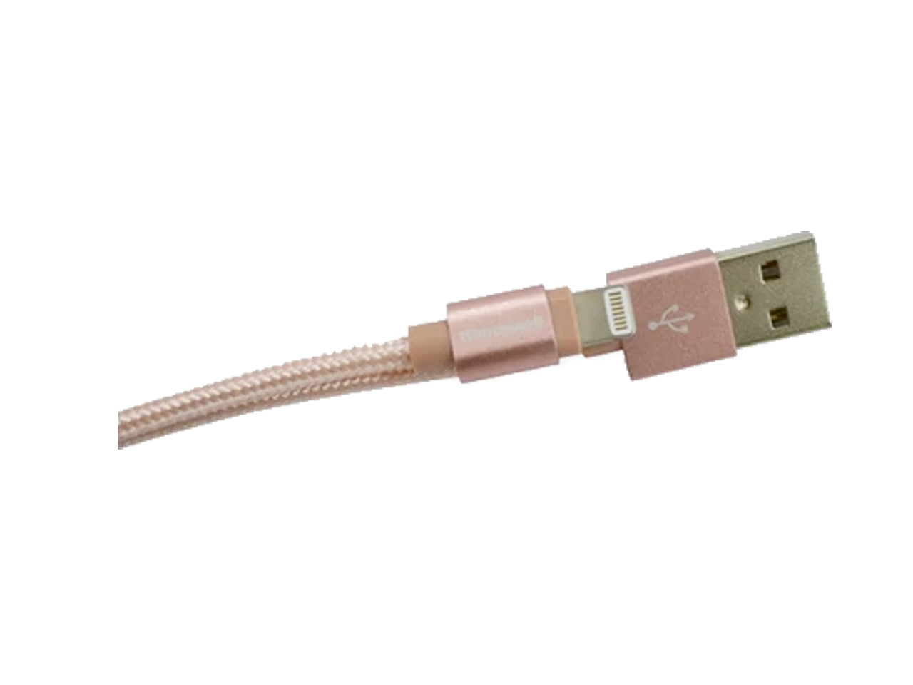 Honeywell Apple Lightning Sync & Charge Cable 1.2 Mtr (Braided) Rose Gold