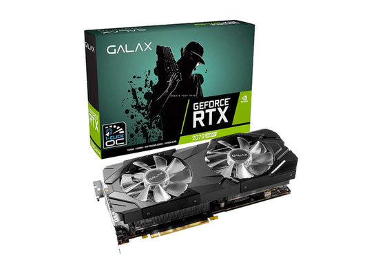 Galax 2070 Super Ex 1 click OC with RGB Black Graphics Card