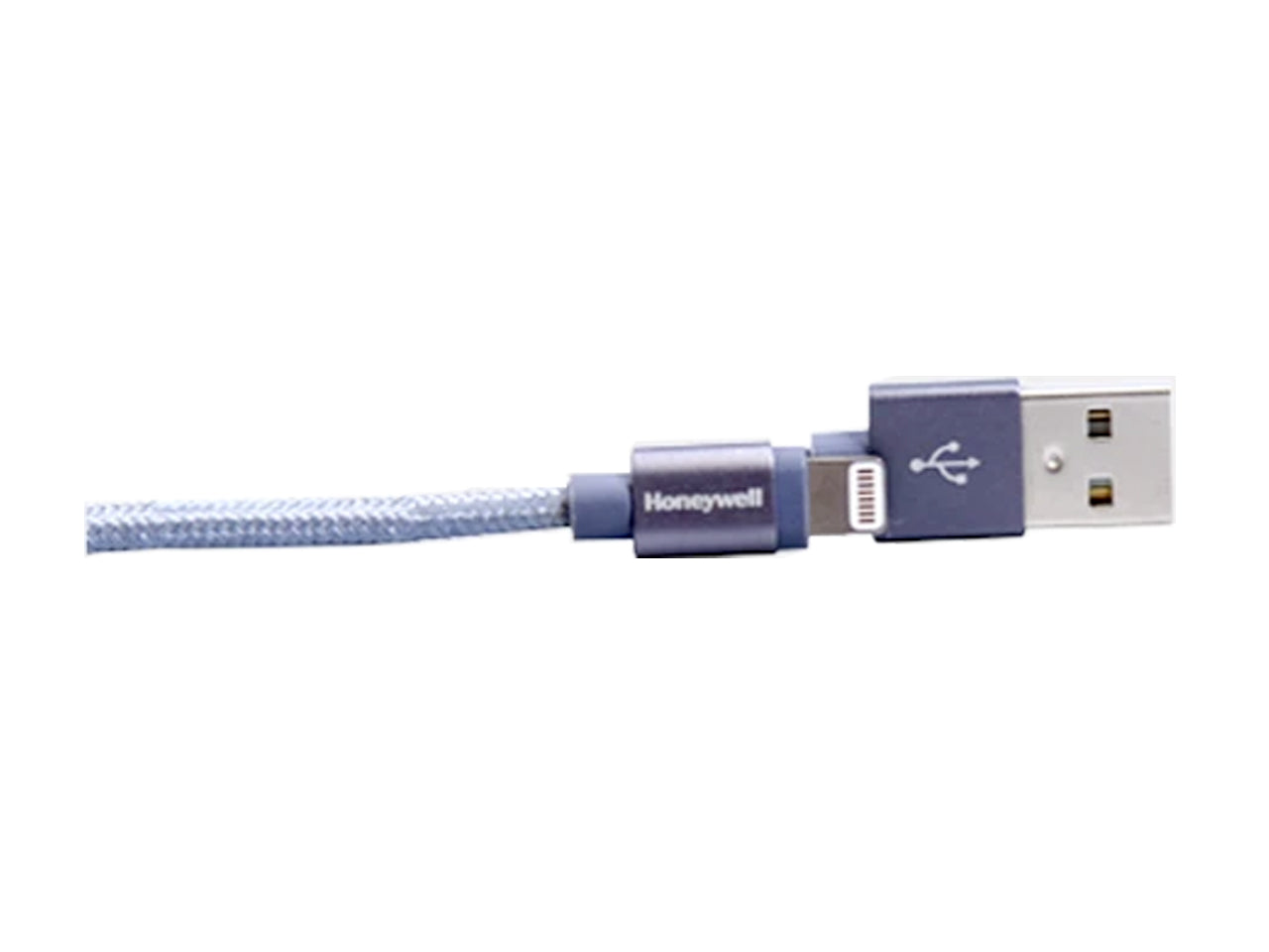 Honeywell Apple Lightning Sync & Charge Cable 1.2 Mtr (Braided) Grey