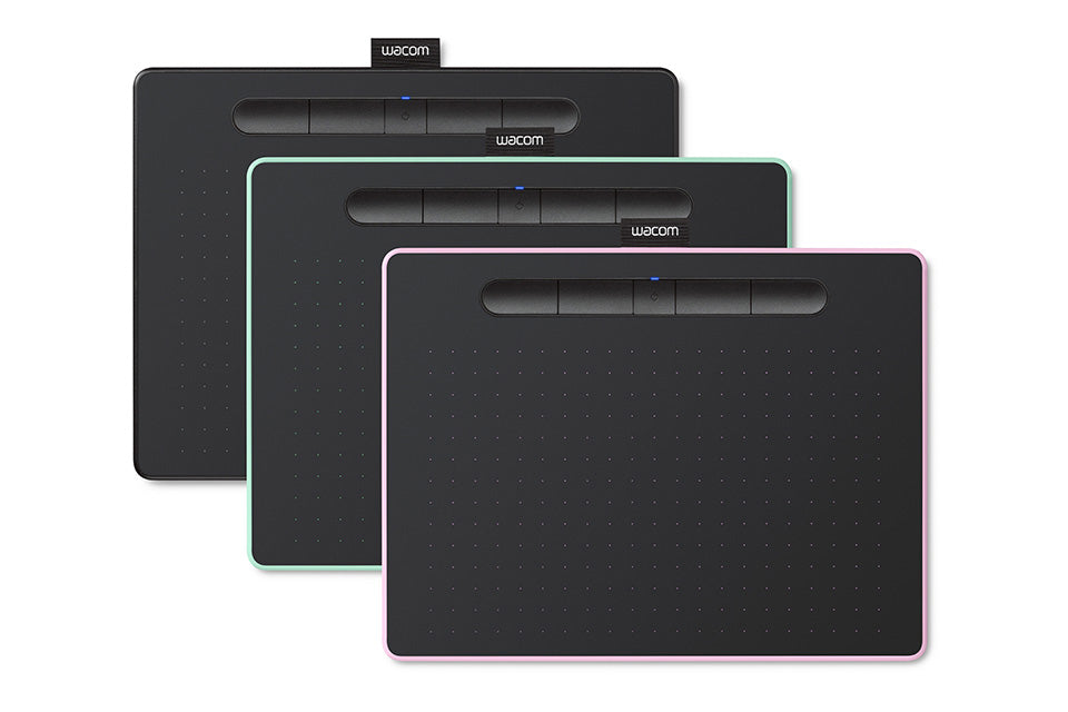 Wacom Intuos Bluetooth CTL-4100WL/K0-CX Digital Graphics Pen Tablet for Drawing (Black) Battery Free Pen with 4096 Pressure | Compatible with Windows, Mac & Android-Tablet Pen-Wacom-computerspace