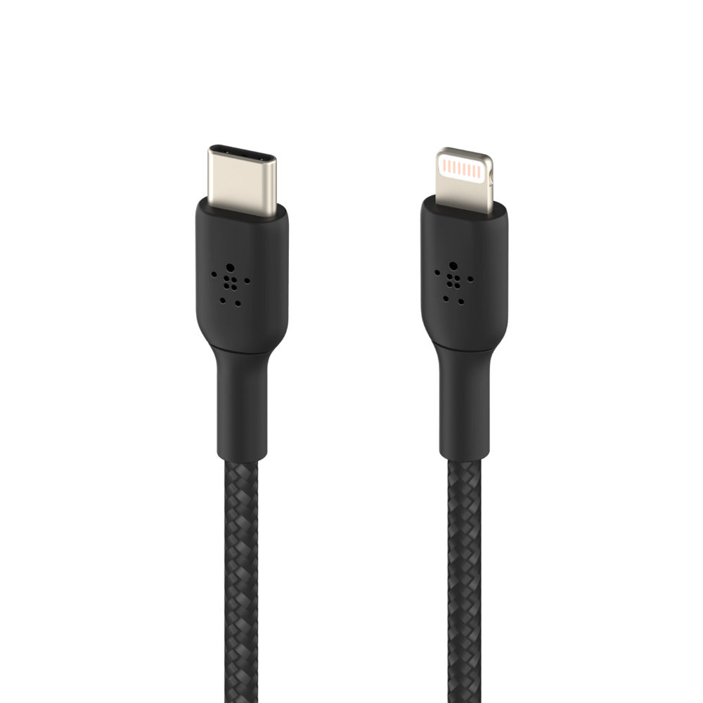 Belkin BOOST CHARGE Braided USB-C to Lightning Cable-Cables-computerspace