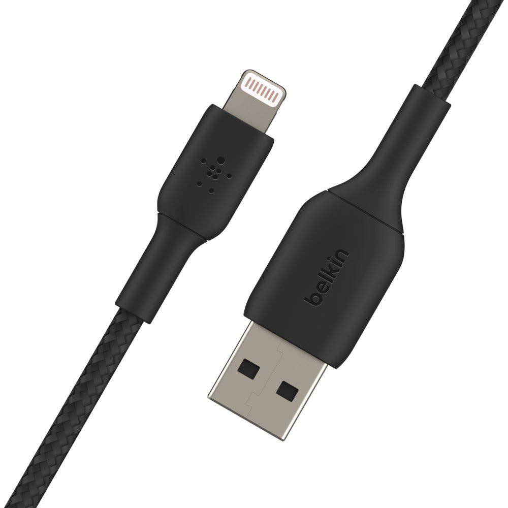 Belkin BOOST CHARGE Braided Lightning to USB-A Cable 1m-Cables-computerspace
