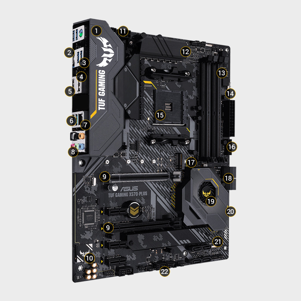 Asus TUF GAMING X570-PLUS Motherboard