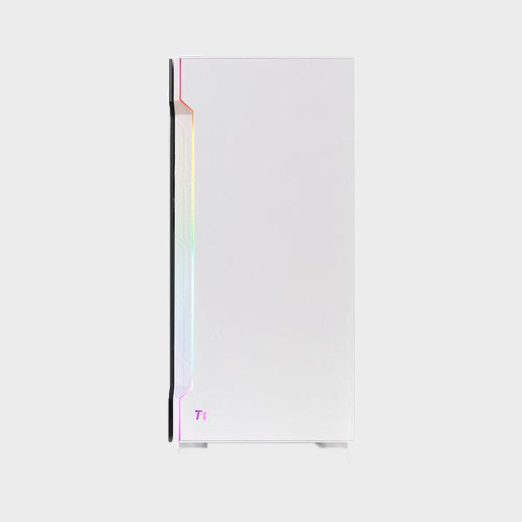 THERMALTAKE H200 TG SNOW RGB (ATX) MID TOWER CABINET (WHITE)
