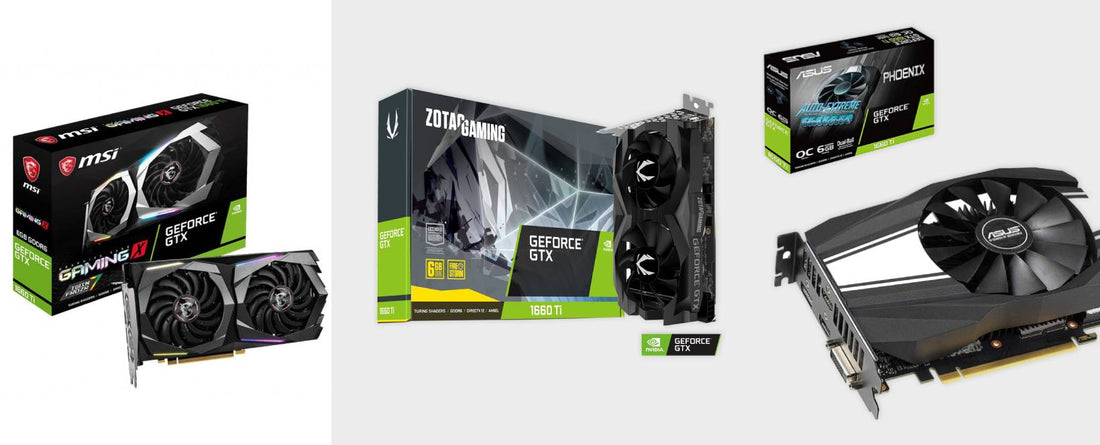 The new GeForce GTX 1660 Ti cards based on Turing Architecture.