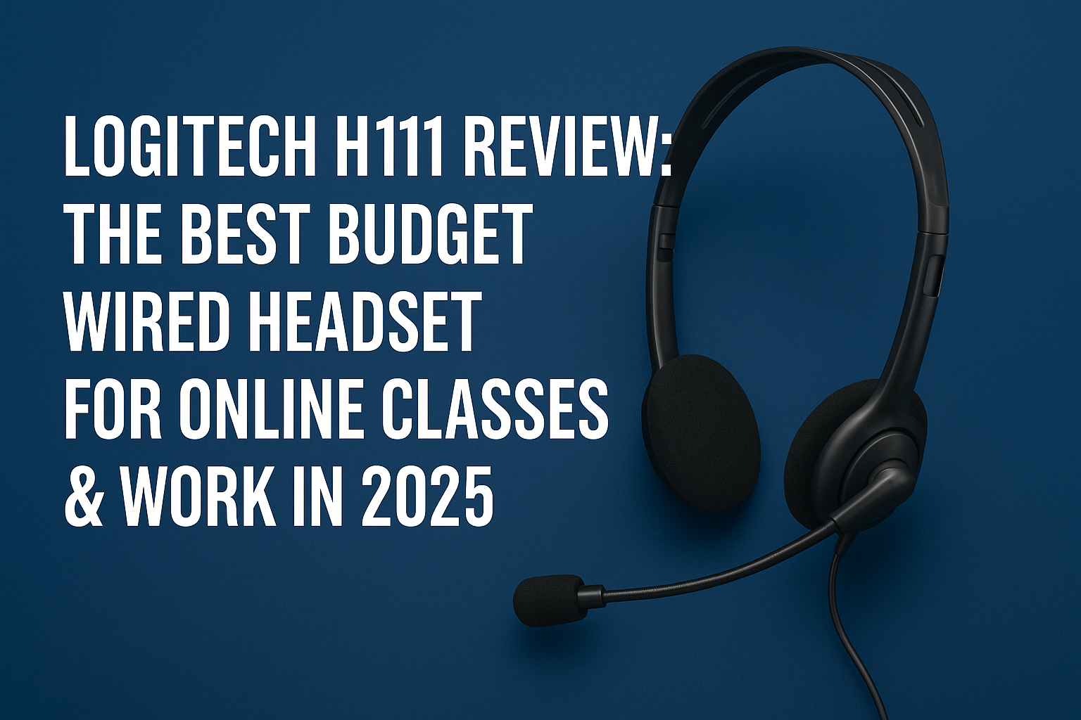 Logitech H111 Review: The Best Budget Wired Headset for Online Classes & Work in 2025