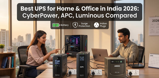 Best UPS for Home & Office in India 2026: CyberPower, APC & Luminous Compared