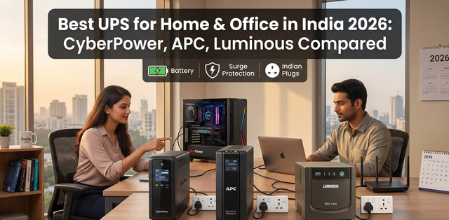 Best UPS for Home & Office in India 2026: CyberPower, APC & Luminous Compared