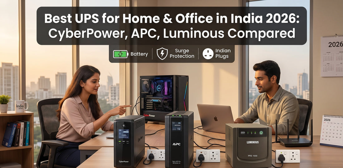 Best UPS for Home & Office in India 2026: CyberPower, APC & Luminous Compared