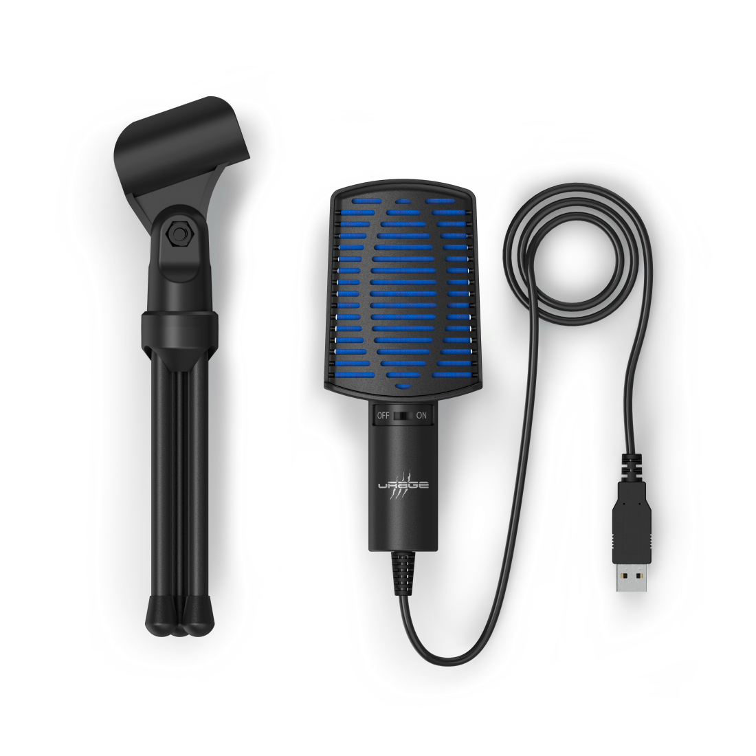 Hama Stream 100 Gaming Microphone | Streaming Podcast Mic | RGB Gaming Accessory | Compatible with PC, Laptop & Gaming Setup