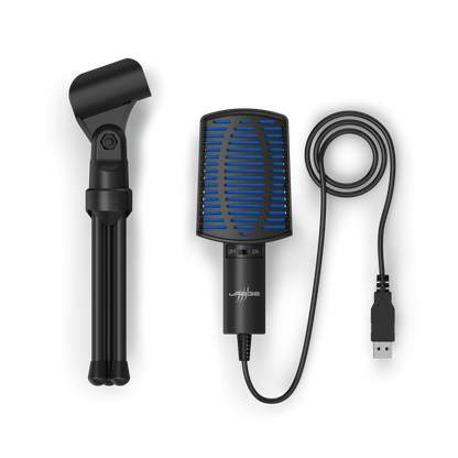 Hama Stream 100 Gaming Microphone | Streaming Podcast Mic | RGB Gaming Accessory | Compatible with PC, Laptop & Gaming Setup