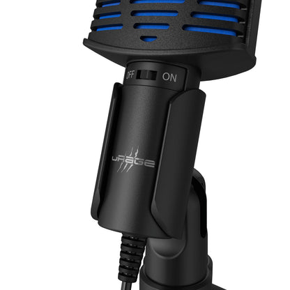 Hama Stream 100 Gaming Microphone | Streaming Podcast Mic | RGB Gaming Accessory | Compatible with PC, Laptop & Gaming Setup