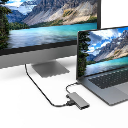 Hama USB-C Multiport Hub 6 Ports Advanced | Multiport USB Hub with HDMI, USB & PD Charging | Compatible with Laptop, MacBook & Windows PC