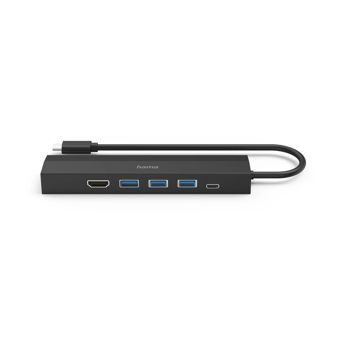 Hama USB-C Multiport Hub 6 Ports | Multiport USB Hub with HDMI, USB & PD Charging | Compatible with Laptop, MacBook & Windows PC